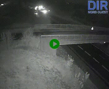 Webcam sur A84 à hauteur de Pont-Farcy, au niveau du pont autoroutier sur la Vire, au sud de Saint-Lô