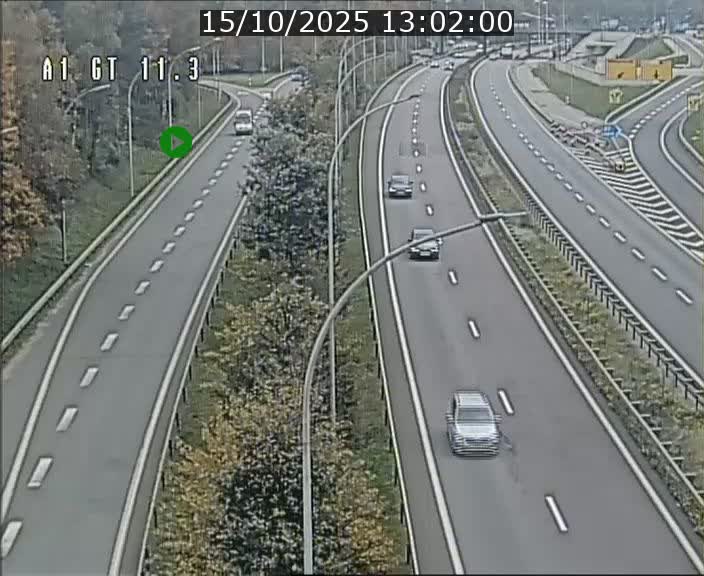 Traffic live webcam Luxembourg Senningerberg - A1 direction Allemagne - BK 11.3