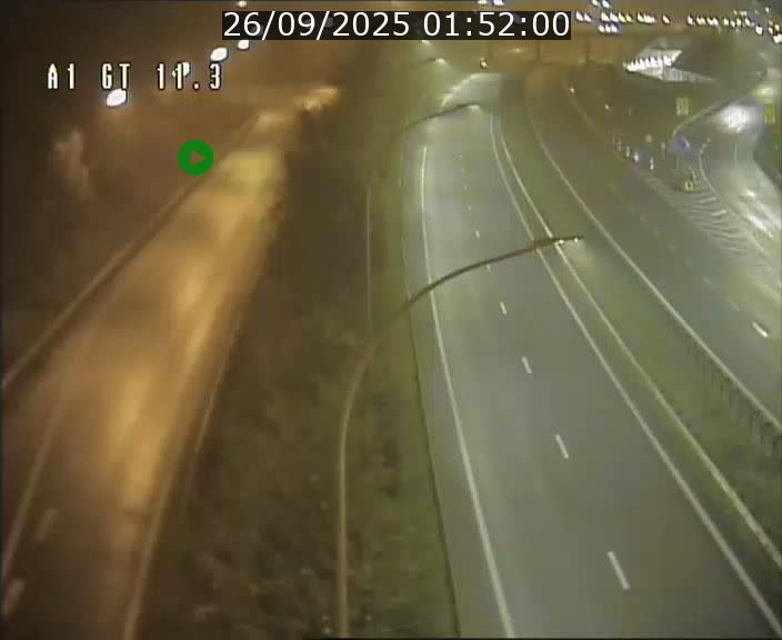 Traffic live webcam Luxembourg Senningerberg - A1 direction Allemagne - BK 11.3