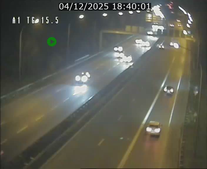 Traffic live webcam Luxembourg Munsbach - A1 direction Luxembourg - BK 15.5