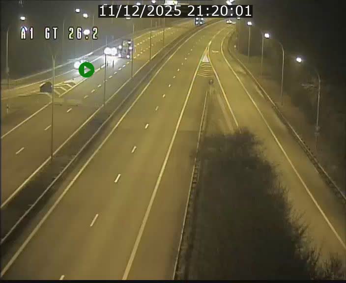 Traffic live webcam Luxembourg Grevenmacher - A1 direction Allemagne - BK 26.2