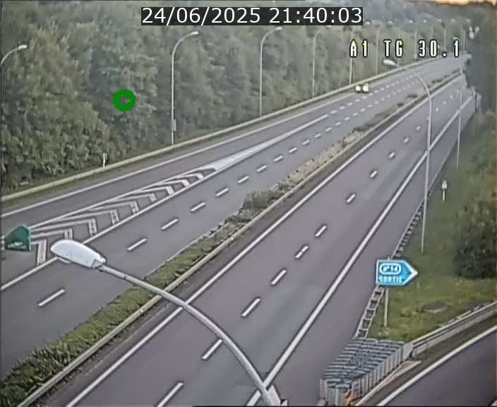 Traffic live webcam Luxembourg Grevenmacher - A1 direction Luxembourg - BK 30.1