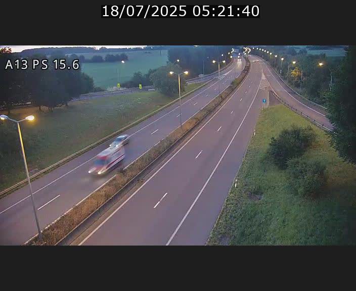 Traffic live webcam Luxembourg Kayl - A13 direction Dudelange - BK 15.6