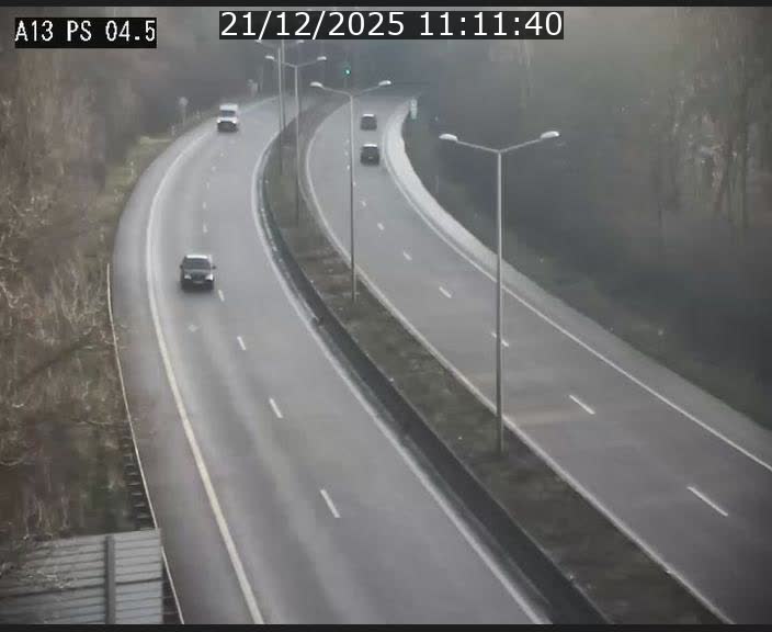 Traffic live webcam Luxembourg Differdange - A13 direction Esch-sur-Alzette - BK 4.5