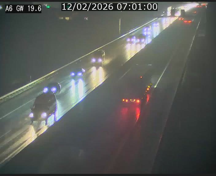 Traffic live webcam Luxembourg - Steinfort - A6 - BK 19.6 - direction Belgique