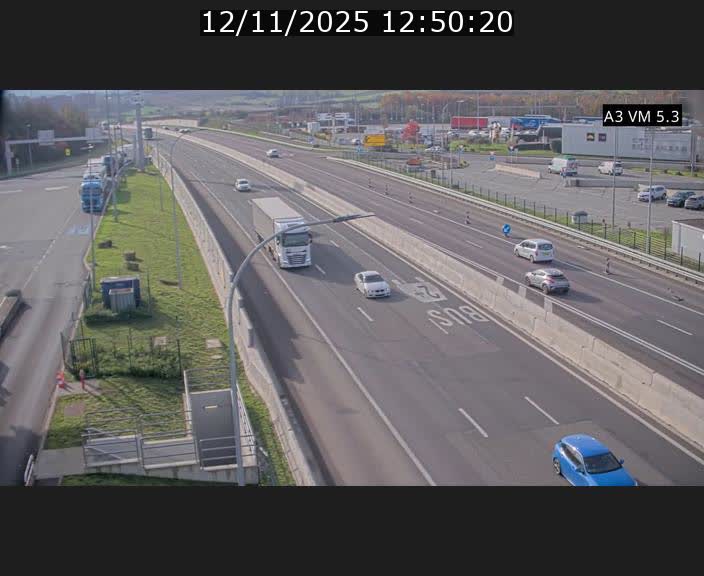 Traffic live webcam Luxembourg Aire de Berchem - A3 - BK 5 - direction France