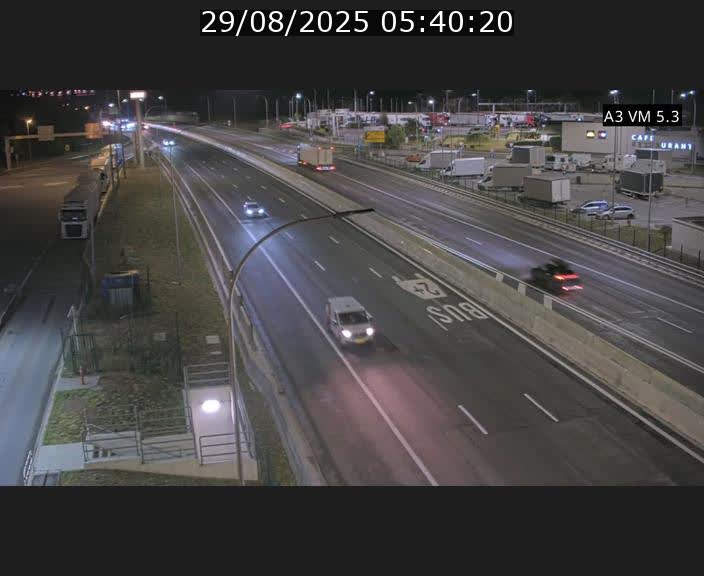 Traffic live webcam Luxembourg Aire de Berchem - A3 - BK 5 - direction France