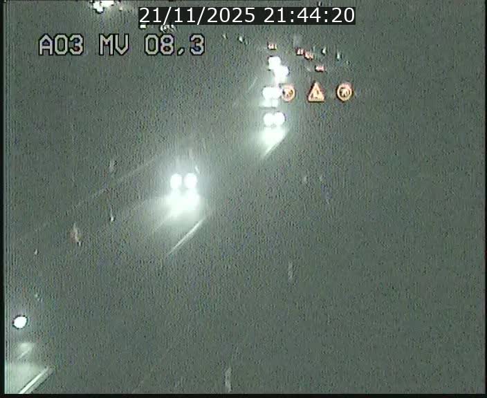 Webcam Autoroute après la Croix de Bettembourg en direction de Luxembourg sur l'A3