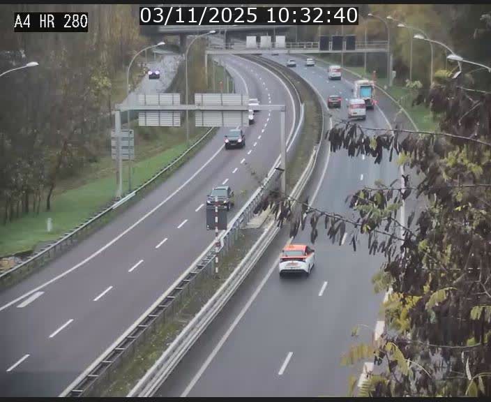 Webcam traffic A4 Luxembourg - BK 0.2 - P+R Bouillon (direction Luxembourg)