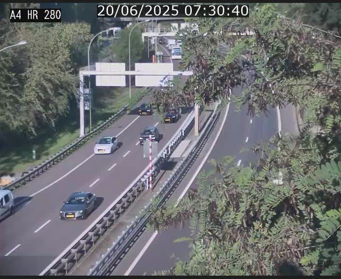 Webcam traffic A4 Luxembourg - BK 0.2 - P+R Bouillon (direction Luxembourg)