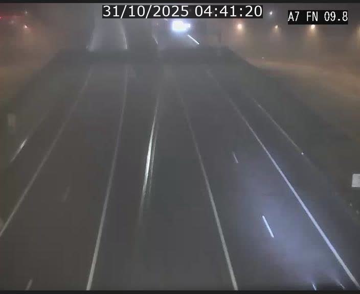 Caméra trafic Luxembourg - A7, Tunnel Gousselerbierg, sortie sud, direction rond-point Lorentzweiler (BK 9.9)