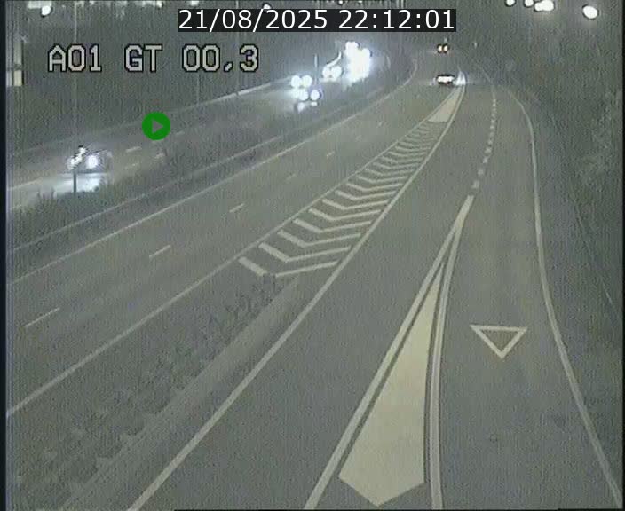 Traffic live webcam Luxembourg Croix de Gasperich - A1 direction Kirchberg - BK 0.3