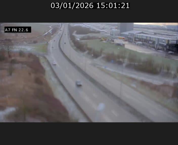 Caméra trafic Luxembourg - A7, Colmar-berg direction Mersch