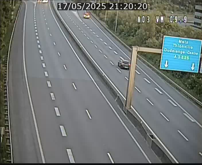 Webcam Autoroute à la Croix de Bettembourg - A3 - BK 9.9 - direction France