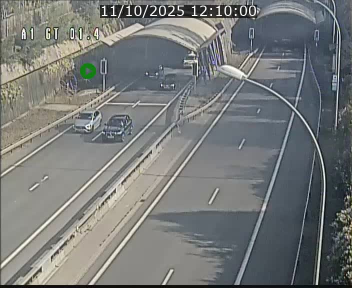 Traffic live webcam Luxembourg Hesperange - A1 direction Kirchberg - BK 1.4