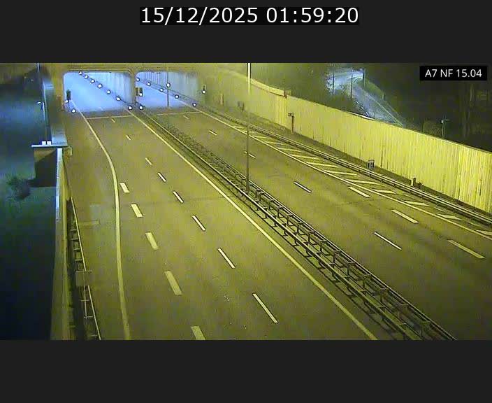 Caméra trafic Luxembourg - A7, Tunnel Mersch, entrée sud, direction Ettelbruck
