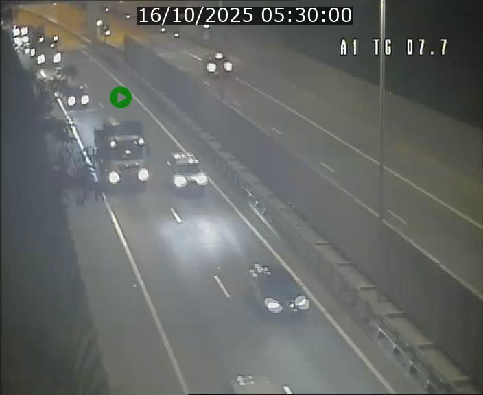 Traffic live webcam Luxembourg Kirchberg - A1 direction Luxembourg-ville - BK 7.7