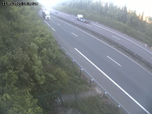 Caméra autoroute France - N52, Crusnes vers Belgique, Luxembourg