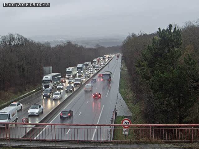 Caméra autoroute France - A33, Houdemont direction Lunéville