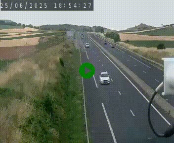 Caméra autoroute A75 à hauteur de Le Crest, en direction de Montpellier