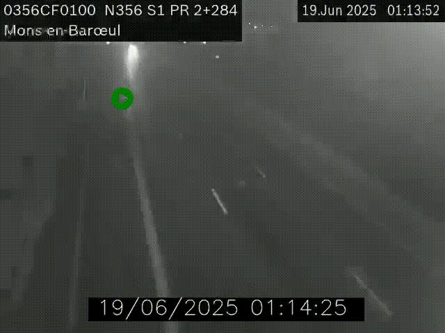 Webcam à l'entrée de Lille en direction du périphérique, à proximité de Mons-en-Baroeul sur la N356