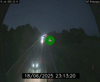 Webcam sur le périphérique de Rennes (N136) à hauteur du quartier Bréquigny, au sud de la ville