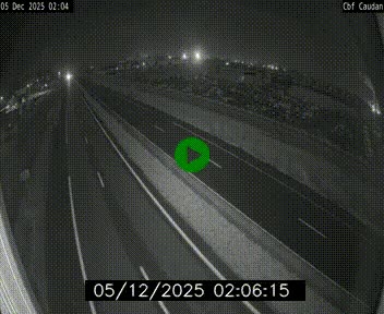 Webcam sur la N165 à hauteur de Caudan, dans le Morbihan.