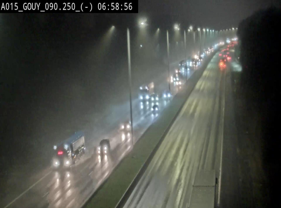 Webcam autoroute Belgique - Gouy-lez-piéton - E42 - BK 90.3