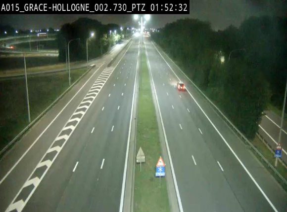 Caméra trafic Belgique - Grâce-Hollogne - E42, jonction avec A604, direction Loncin/Aéroport de Liège -  BK 3.2