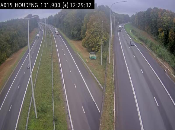 Webcam autoroute Belgique - Houdeng-Goegnies - Jonction E19/E42 direction Tournai/Mons - BK 101.85