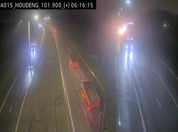 Webcam autoroute Belgique - Houdeng-Goegnies - Jonction E19/E42 direction Tournai/Mons - BK 101.85