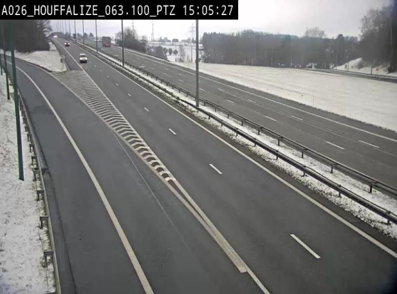 Caméra autoroute Belgique - Houffalize, E25 direction Liège