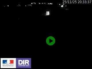 Webcam routière sur la RN6 à Auxerre, à hauteur de la sortie Monéteau, en direction de l'A6 (Gurgy)