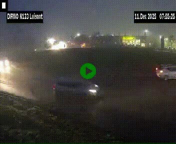 Webcam en périphérie de Chartres sur la N123, à hauteur de Luisant. Vue orientée vers Chartres