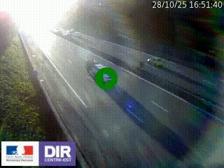 Webcam routière à Saint-Etienne-Terrenoire sur la RN88 avant la jonction entre l'A72 et le Boulevard Périphérique de Saint-Etienne