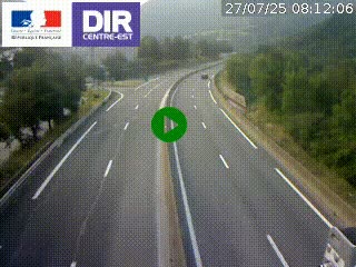 Caméra sur la Nationale 90 (N90) à La Léchère, en direction et à proximité d'Albertville