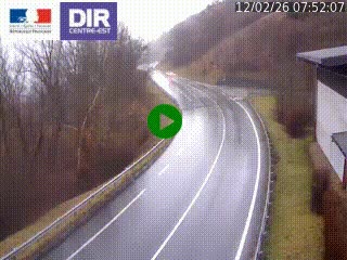 Caméra trafic sur la N90 à Bourg-Saint-Maurice, en provenance d'Aoste et en direction d'Albertville