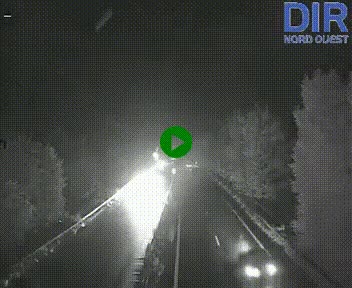 Webcam sur le périphérique de Caen (N814) à l'est de la ville, à Mondeville hauteur de la sortie 2, Presqu'île-Rives de l'Orne, au bout de l'autoroute A13