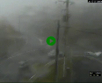 Webcam au carrefour de la croisade, à la jonction entre la N22 et la N320, avant le poste de douane franco-andorrane. Webcam à 1790 mètres d'altitude