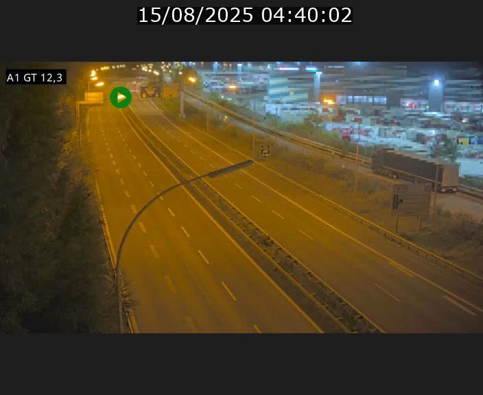 Traffic live webcam Luxembourg Senningerberg - A1 direction Allemagne - BK 12.3