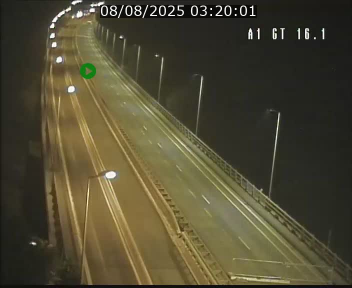 Traffic live webcam Luxembourg Niederanven - A1 direction Allemagne - BK 16.1