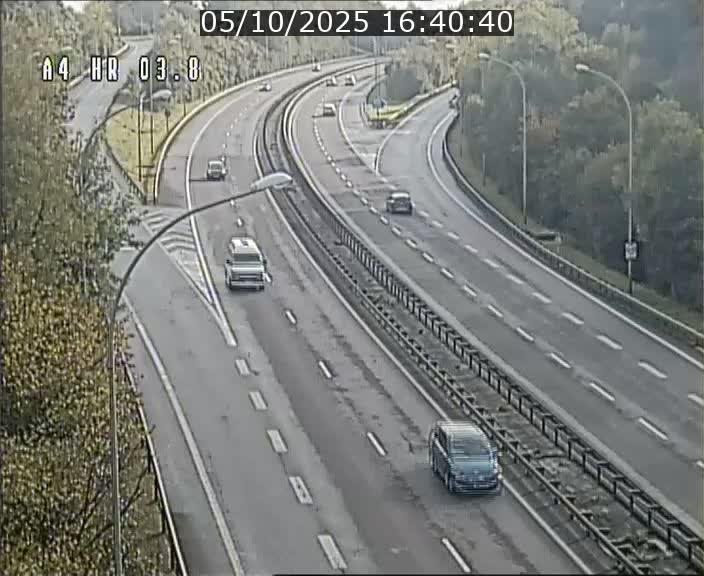 Webcam traffic A4 Luxembourg - BK 3.8 - Leudelange (direction Esch sur Alzette)
