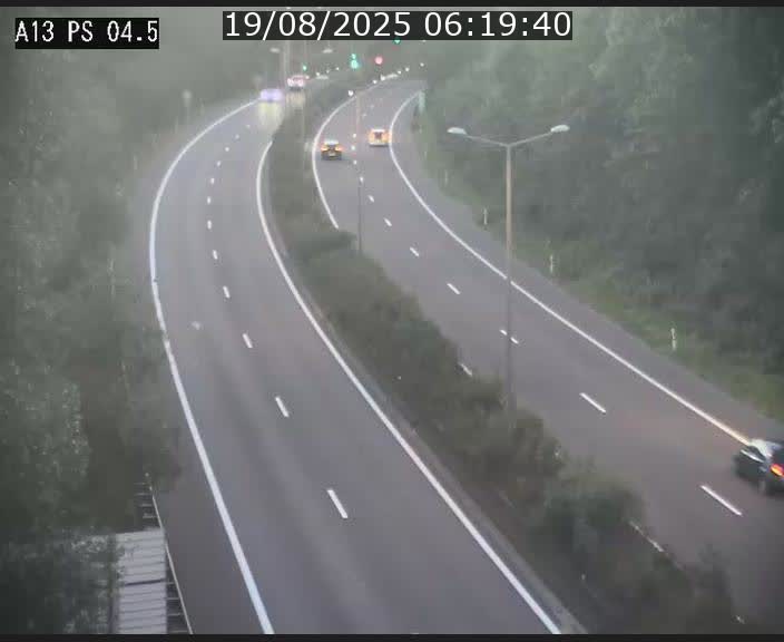 Traffic live webcam Luxembourg Differdange - A13 direction Esch-sur-Alzette - BK 4.5