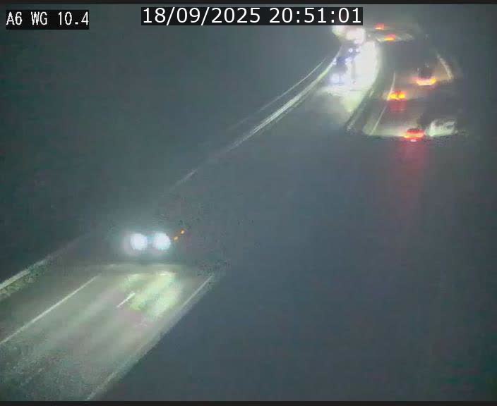 Traffic live webcam Luxembourg Mamer - A6 - BK 10.4 - direction Luxembourg/France/Allemagne