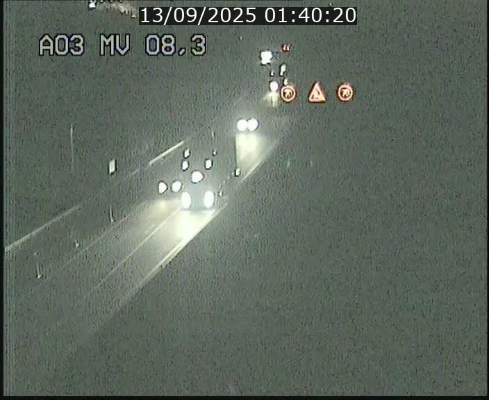 Webcam Autoroute après la Croix de Bettembourg en direction de Luxembourg sur l'A3