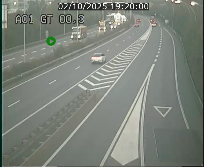 Traffic live webcam Luxembourg Croix de Gasperich - A1 direction Kirchberg - BK 0.3