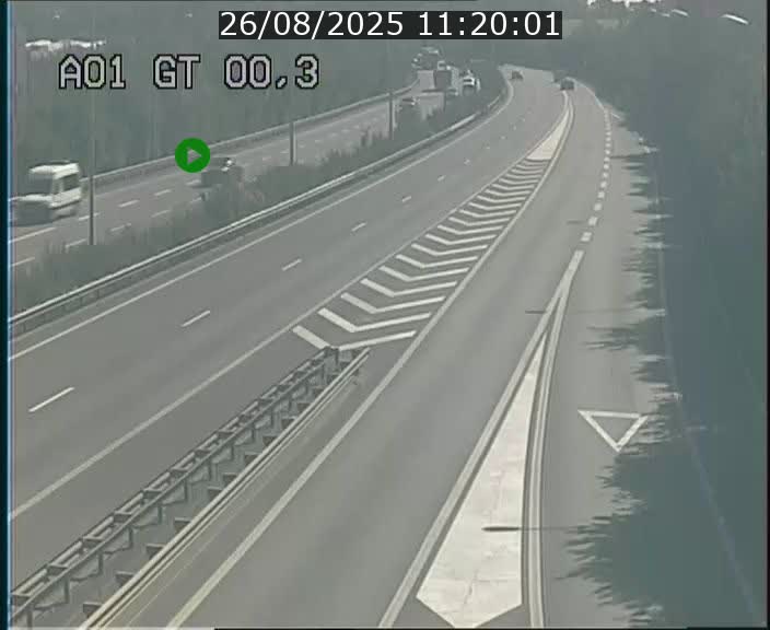 Traffic live webcam Luxembourg Croix de Gasperich - A1 direction Kirchberg - BK 0.3