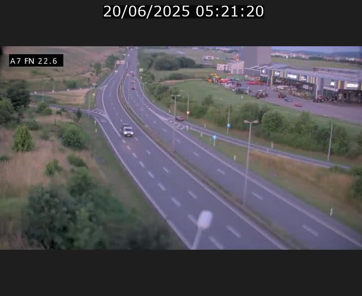 Caméra trafic Luxembourg - A7, Colmar-berg direction Mersch