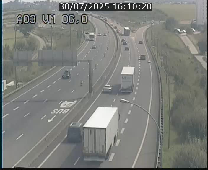 Traffic live webcam Luxembourg Aire de Berchem - A3 - BK 6 - direction France