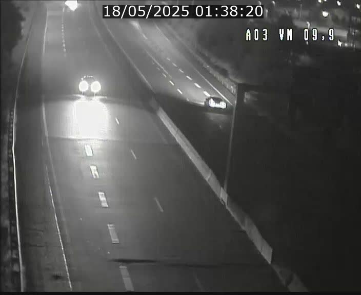 Webcam Autoroute à la Croix de Bettembourg - A3 - BK 9.9 - direction France